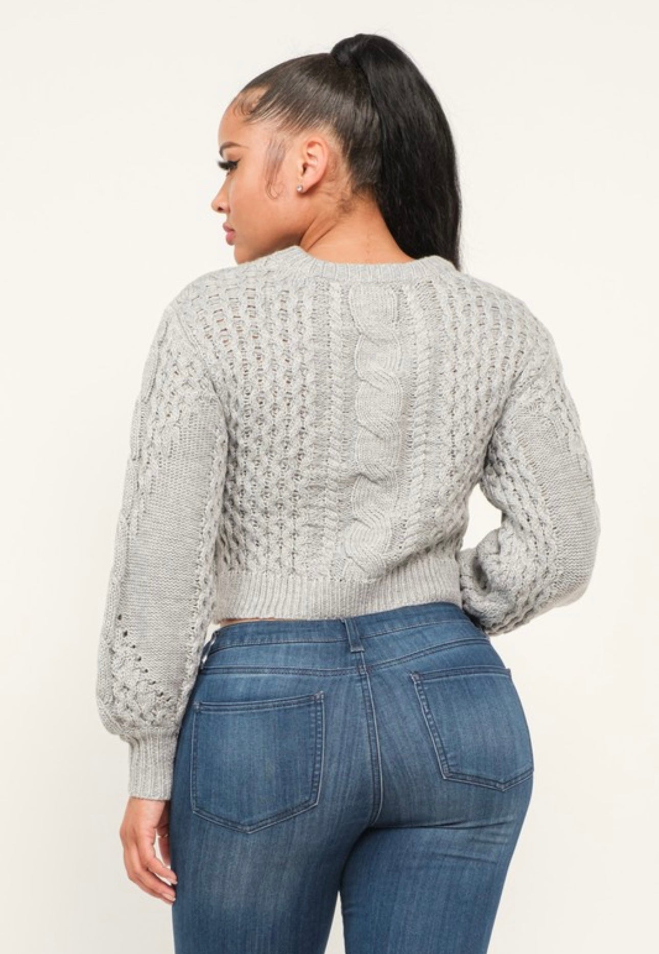 Gray sweater