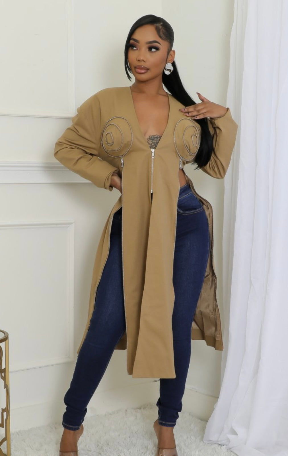Autumn Leaves Tunic Top