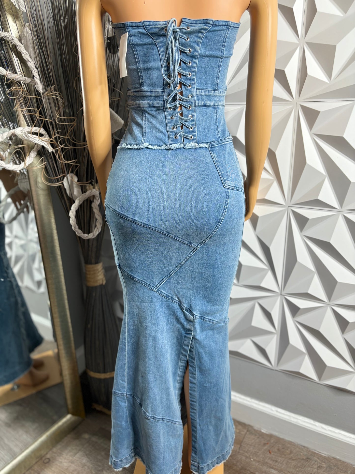 Denim dress