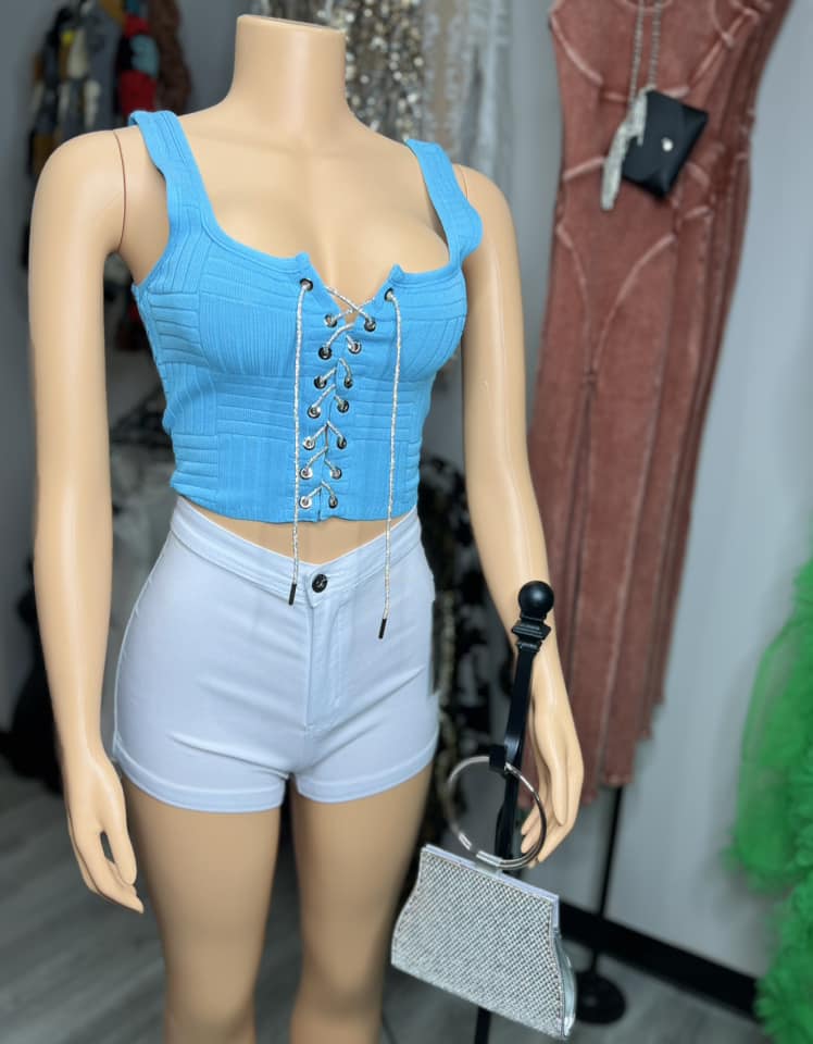 Baby blue cami